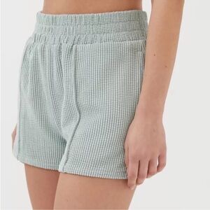 BDG‎ Urban Outfitters Clara Corduroy Pull On Shorts XL Green Stretch Textured